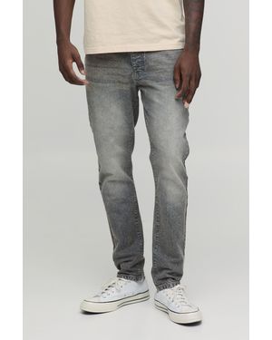 BoohooMAN Basic Slim Fit Jeans - Grey