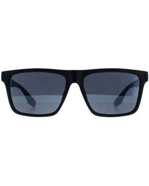 Calvin Klein Square Matte Gunmetal Mirror Ck20521S - Blue