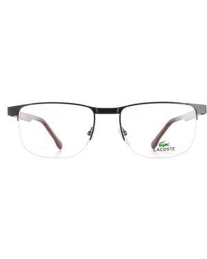 Lacoste Semi Rimless Glasses Metal - Black