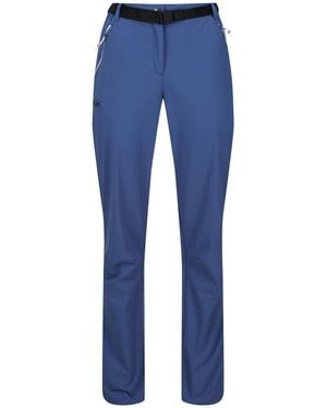 Regatta Ladies Xert Iii Stretch Active Trousers (Dusty Denim) - Blue