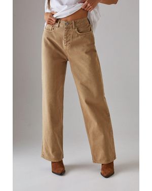 Warehouse Washed Low Rise Denim Boyfriend Jean - Blue
