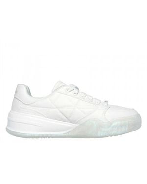 Skechers Ladies Denali Wedge Trainers - White