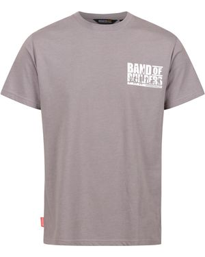 Regatta Band Of Builders Marl T-Shirt (Rock) Material_Cotton - Grey