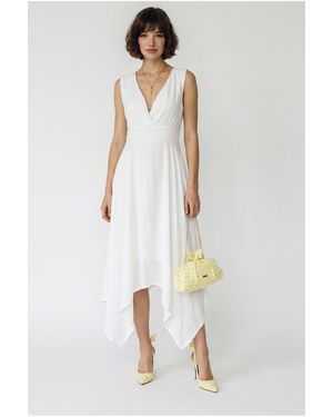 Bianco Lucci Midi Dress - White