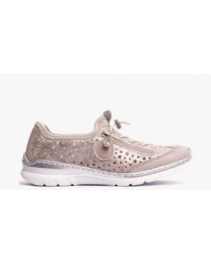 Rieker L32P6-90 Shoes Metallic - Pink