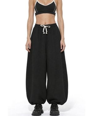 Busem Elastic Waist Jogger Trousers - Black