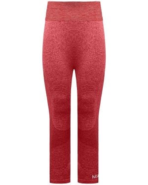 MP Activewear Myprotein Curve High Waisted 3/4 Leggings - Red