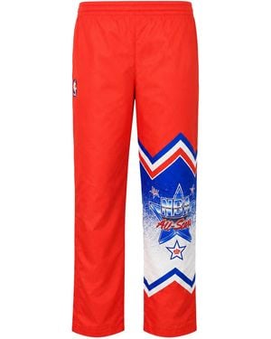Mitchell & Ness Nba All Star Warm Up Track Trousers - Red