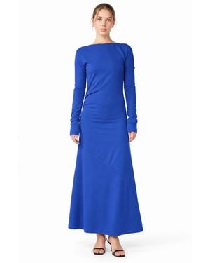 Busem Midi Dress - Blue