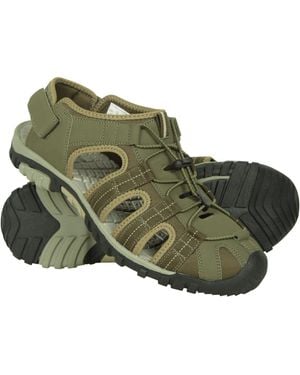 Mountain Warehouse 'Trek' Shandal With Foam Insert Neoprene Upper Soft Lining Summer Beach Sandals - Green