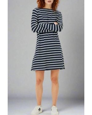 Secret Label Nautical Striped Jersey Dress - Blue