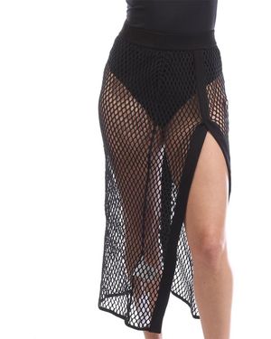 Off-White c/o Virgil Abloh Logoband Mesh Skirt - Black