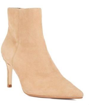 Dune Obsessively High Heel Ankle Boots - Natural