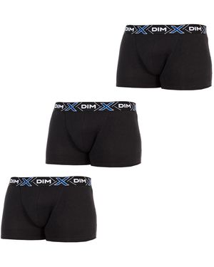 DIM Pack-3 Boxers Thermoregulation Active D041B For Modern And Elastic Design - Black