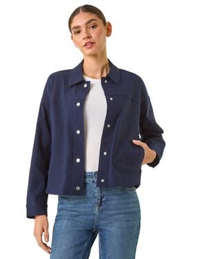 Roman Patch Pocket Jacket - Blue