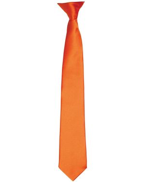 PREMIER Adult Satin Tie (Terracotta) - Orange