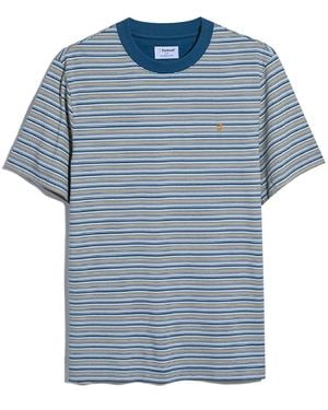 Farah Danny Stripe T-Shirt - Blue