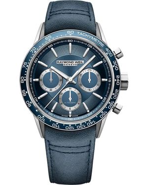 Raymond Weil Freelancer Watch 7741-Sc3-50021 Leather - Blue