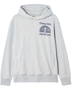 Ellesse Club Di Corsa Hoodie (Light Marl) - Grey