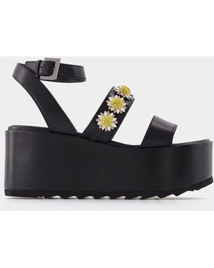 Fabrizio Viti Tima Sandalen In Zwart Leer