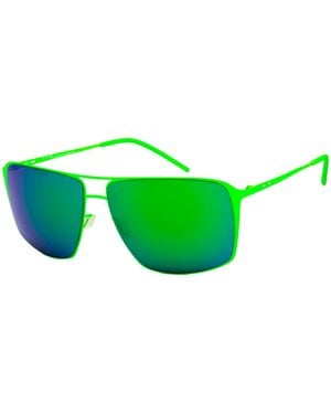 Italia Independent Sunglasses 61/13/140 Mm Metal - Green