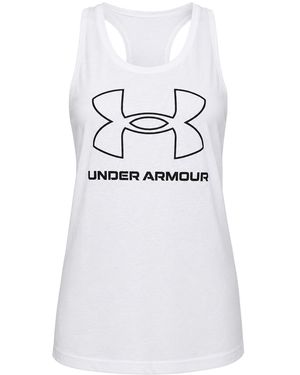 Under Armour Sportstyle Logo Vest - White