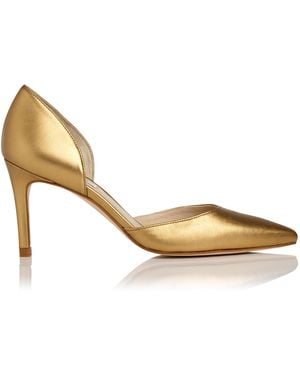 LK Bennett Flossie Courts, Leather - Metallic