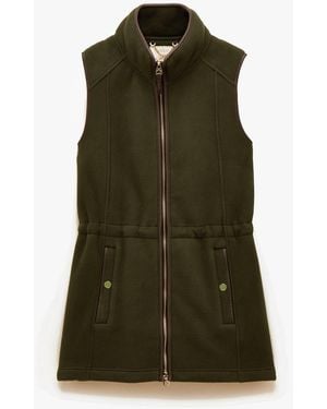 Joules Heritage Longline Gilets - Green