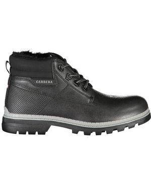 Carrera Zwarte Faux Leren Enkellaarzen Ca25370