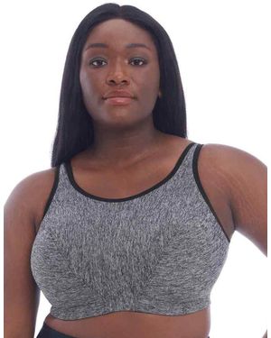 Goddess 6913 Sports Non Wired Bra - Grey