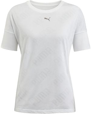PUMA En Pointe Wide T-Shirt - White