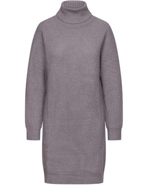 Trespass Ladies Mattia Knitted Jumper Dress Marl) - Grey