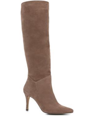 Jones Bootmaker Luz Stiletto Knee High Boots - Brown