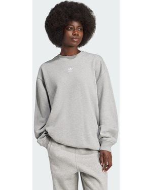 adidas Originals Essentials Oversized French Terry Sweatshirt - Grey