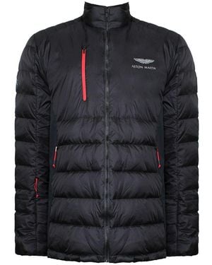 Hackett Aston Martin Apex Moto Jacket Nylon - Black