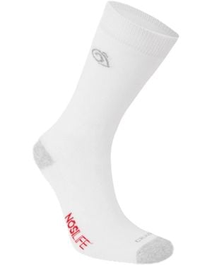 Craghoppers Nosilife Travel Socks - White