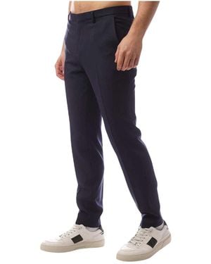 HUGO Hesten Wollen Broek (Donkerblauw)
