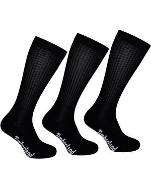 Timberland 3-Pack Core Sport Socks Cotton - Black