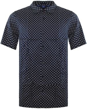 Ted Baker Forter Geo Print Shirt Cotton - Blue
