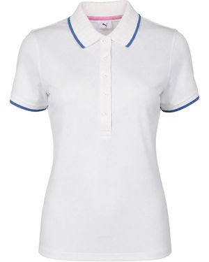 PUMA X Arnold Palmer Pique Golf Polo Shirt - White
