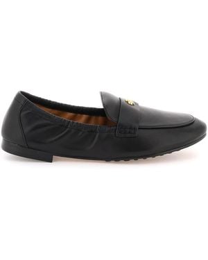 Tory Burch Moccasin Ballerina - Black