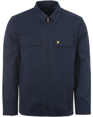 Lyle & Scott Pocket Overshirt - Blue