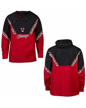 Mitchell & Ness Chciago Bulls Team Anorak Jacket - Red