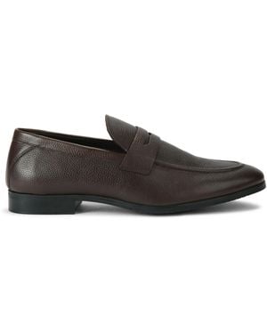 KG by Kurt Geiger Leather Freddy Loafers - Black