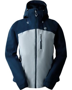 Dare 2b Ladies Torrek Ii Colour Block Waterproof Jacket (Skyway/Moonlight Denim) - Blue