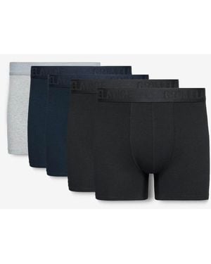 Grimelange 3-Pack Mid Waist Jersey Boxers - Black