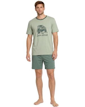 Kisses&Love Summer Short Cotton Pyjamas Kl30000 - Green