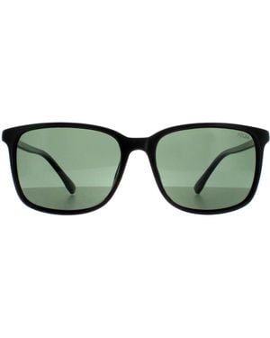 Atum Quill C2 Glanzend Zwart G15 Groene Zonnebril