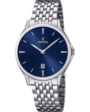 Festina F16744-3 Classic Watch - Blue