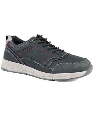 Jones Bootmaker Wide Fit Lace Up Shoes With Grip Sole - Blue
